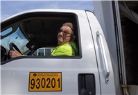 driver for Charlie's garbage removal services